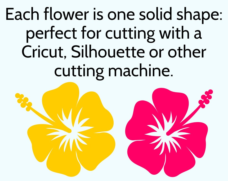 Hibiscus SVG Flower Cut File for Cricut & Silhouette ...