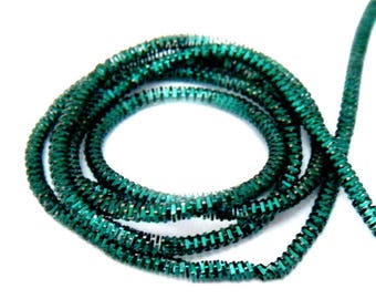Green bright french wire/purl.gimp