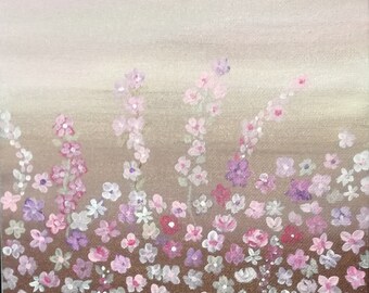 The thousand flowers-canvas 20 x 20