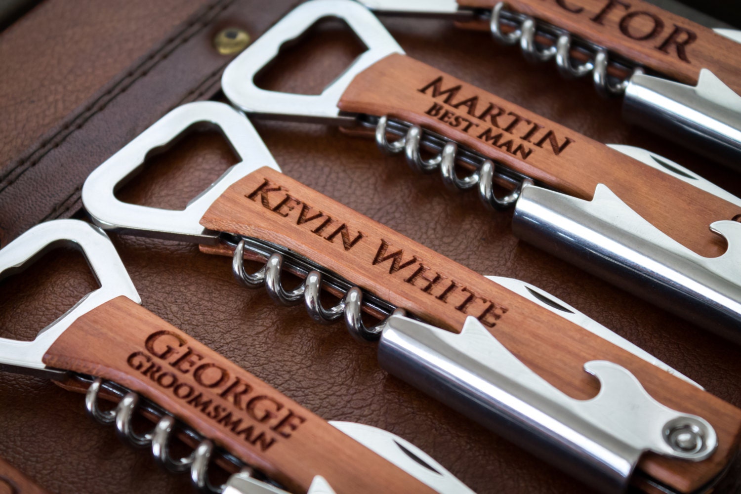 Personalized Bottle Opener Groomsmen Gift Bridesmaid Gift