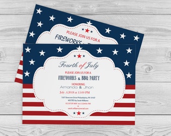 patriotic invitations templates