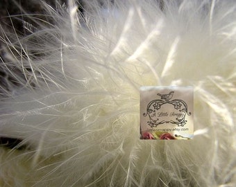 Ivory Marabou Boa Feathers