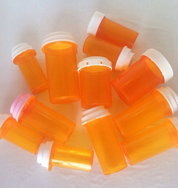 Download Plastic medicine bottles craft storage container Yellowimages Mockups