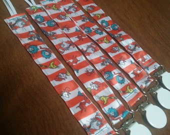 Dr. Seuss pacifier clip