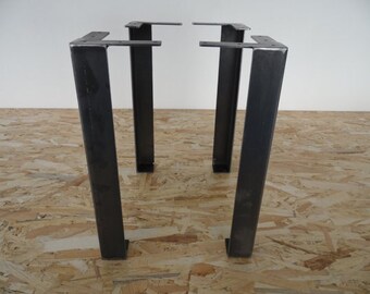 legs table steel flat stainless wide height base width