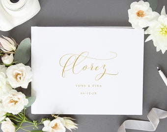 white wedding album