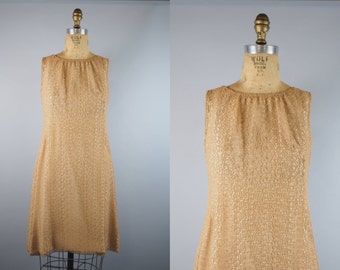 Lace Illusion Dress / 1950s Dress / 1960s Lace Dress