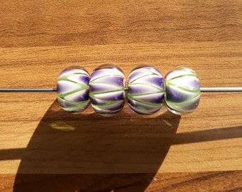 Vibrancy - handmade lampwork bead set