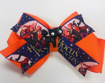 Hocus, Halloween, Witch Hair Bow