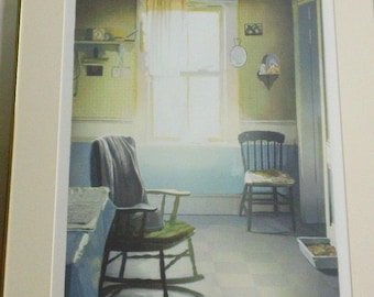 Nancy Mcintyre Oil-Base Silkscreen With 39 Colors "Joe's Kitchen" 1978