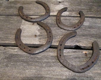 Reclaimed horseshoes, horseshoe, used horseshoe, rusty horseshoe, lucky horseshoe, metal crafting, metal projects, rustic crafts