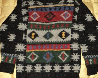 Vintage ski sweater | Etsy