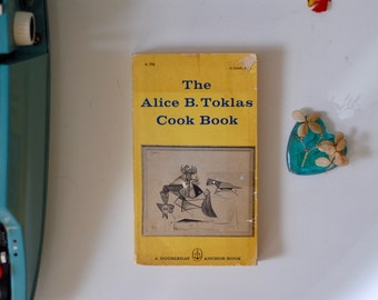 1960s The Alice B. Toklas Cook Book, Alice B. Toklas, Vintage Cook Book, Classic Cook Book, Vintage Book, Picasso's Painting on Book Cover
