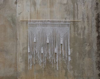 Large macrame wall hanging, macrame headboard, Home Decor tapestry, Bohomian home decor, boho wall art, Wedding decor, bedroom decor