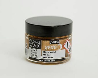 Pebeo Gilding Wax for Furniture Refinishing Projects - A gold leaf French Wax that comes in Gold, Silver and other Metallic colors