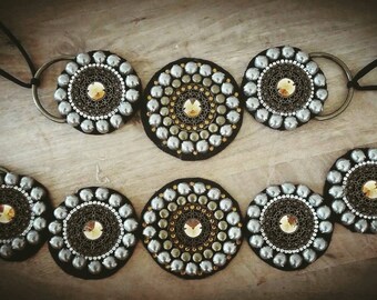 Tribal Fusion belt/Mandala Belt/tribal belt/