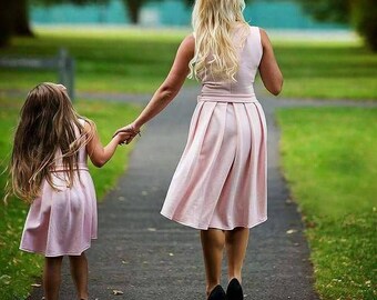 Cotton jersey dress, light dress,casual dress,pink dress
