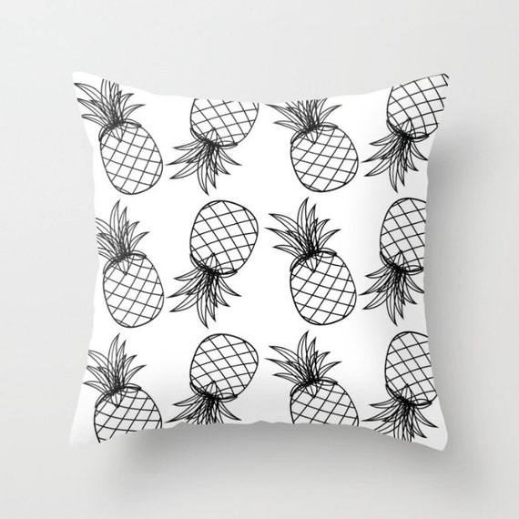 Pineapple Cotton Pillow | Throw Pillow | Pillow Case | Pillow Cover | Office Decor | Home Decor | Statement Pillow