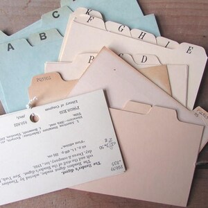 3 x 5 cards