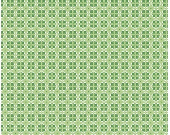 Modern Minis by Lori Holt Riley Blake Designs C4764 Green Circles, green fabric, green geometric, green quilting cotton yardage, lori holt