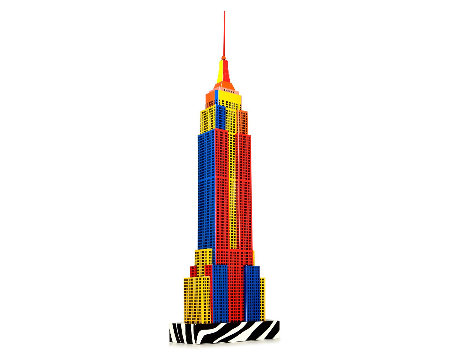Empire State Building craft model kit Popart Edition 18