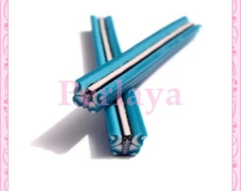 Set of 5 Butterfly REF2031X5 fimo canes