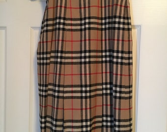 burberry plaid skirt