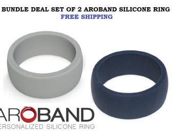 Mens Rubber Silicone Wedding Ring Band Quality Flexible Mens Rubber Silicone Wedding Ring Band Quality Flexible