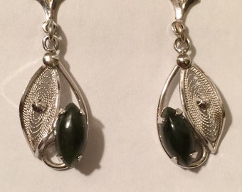 Vintage Zeidell's Sterling Silver Filigree Earrings