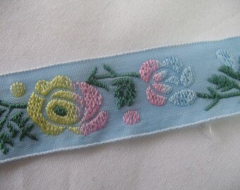 2 yard STUNNING ribbon embroidered