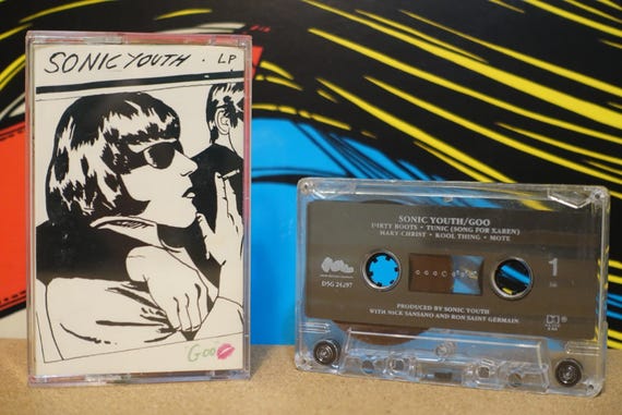 Goo by Sonic Youth Vintage Cassette Tape