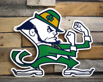 SALE--Notre Dame Fighting Irish Sign/Metal Sign/Wall Art/Home Decor/Wall Decor/Office Decor/Boyfriend Gift/Husband Gift/Dad Gift/Mens Gift
