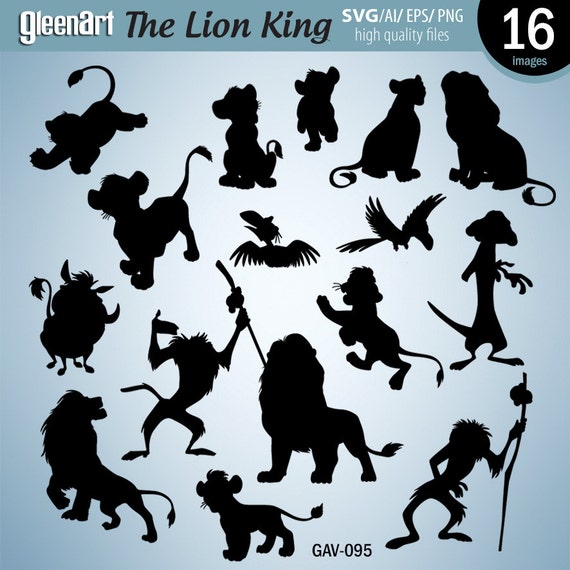 Download 50% Off Sale Lion King silhouette Digital Lion clipart