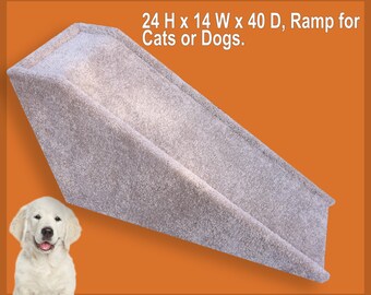 Dog Ramp, Built to last, 24" tall x 14" wide x 40" Deep Dog Ramp.