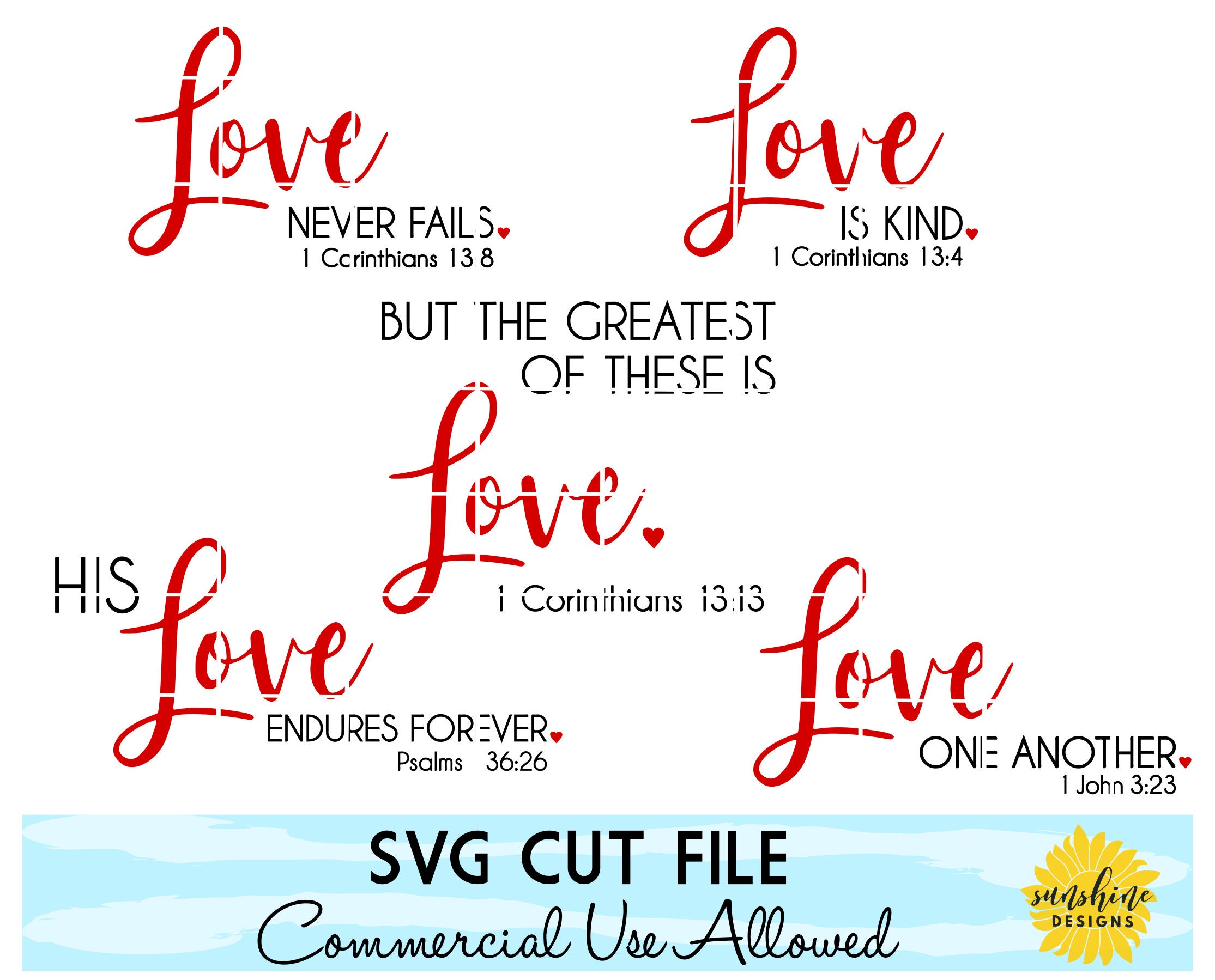 Download Love svg BUNDLE, Love Is Kind svg, Love One Another svg ...