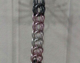 3.5" Chainmail Demigirl Pride Keychain