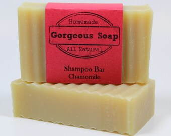 Chamomile Shampoo Bar - All Natural Shampoo, Handmade Shampoo, Homemade Shampoo, Handcrafted Shampoo