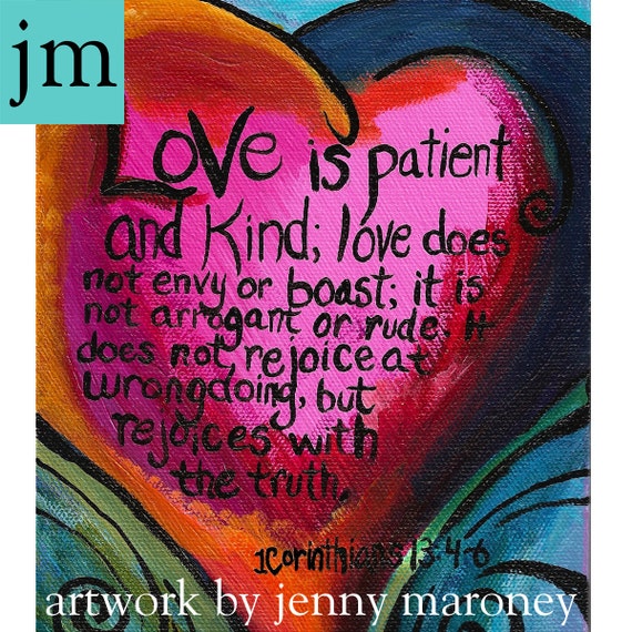 Items similar to Love is ... Print 5x7 on Etsy