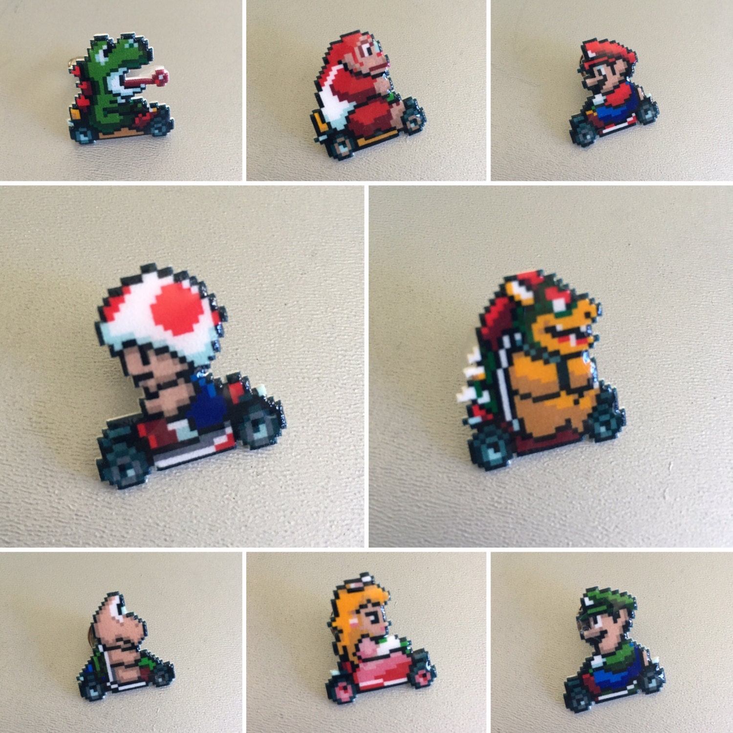 Mario Kart Pin Choose Your Favorite Character