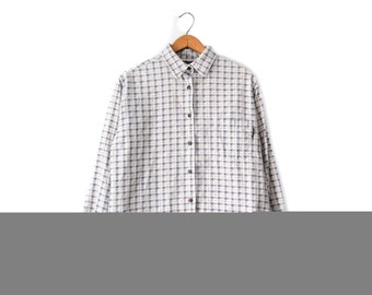 SALE 90s plaid corduroy shirt