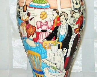 MOORCROFT - High Society Vase 12.5" Tall - 1st Quality