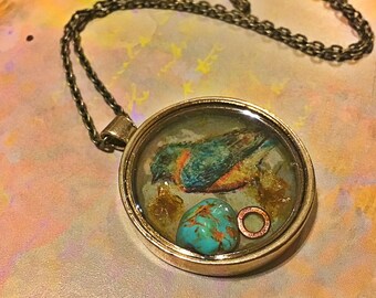 Beautiful Bluebird Necklace