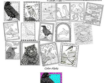 Coloring Book, Color Alaska