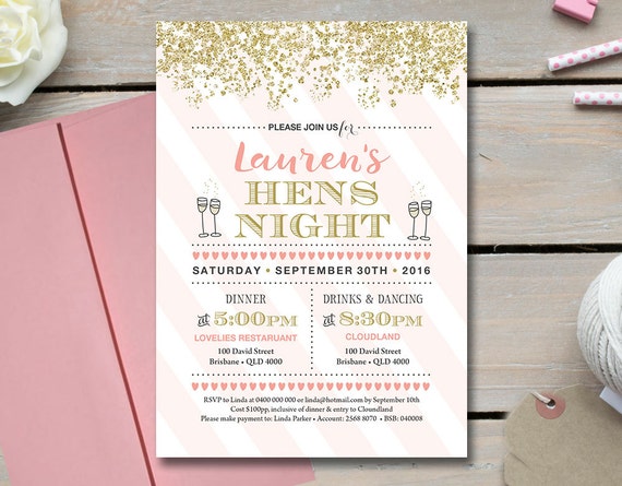 Hens Day Invitation Wording 9