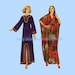 Simplicity 8505 Vintage 70s Robe Caftan 2 Styles Womens Average to Plus Size 10 12 14 16 18 20 Retro Hawaiian Dress Sewing Pattern Uncut FF