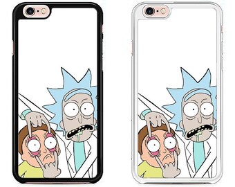 Rick and Morty Case Cover iPhone 4 5 6 7 8 X Samsung S3 S4 S5 S6 S7 S8 Plus Edge Note Sony Xperia Z3 Z4 Z5 LG G4 G5 G6