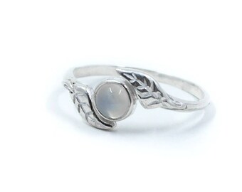 Sterling Silver Leaf Ring