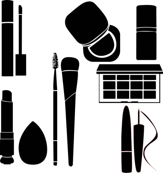 Makeup SVG Bundle Cut file for Cricut Silhouette DXF Jpg