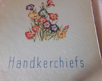 Vintage Sentex Needlecraft Handkerchiefs Set of 5