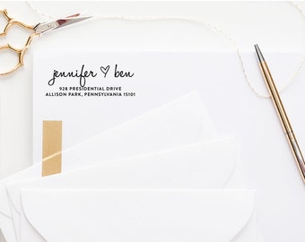 Self Inking Address Stamp, Custom Stamp, Custom Address Stamp, Custom Stamp, Self Inking Stamp, Calligraphy Stamp, Personalized Stamp